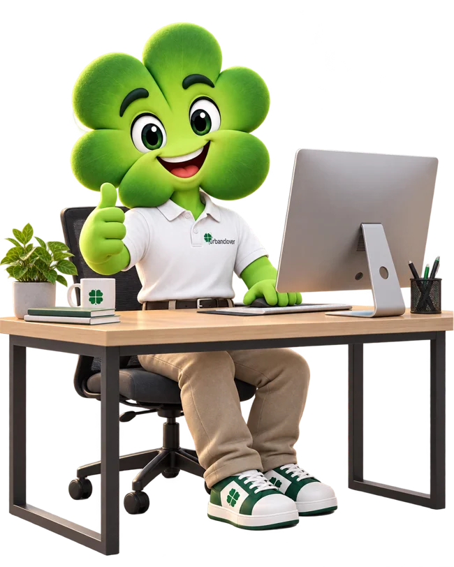 Mascote Urbanclover — Gestão de Condomínios